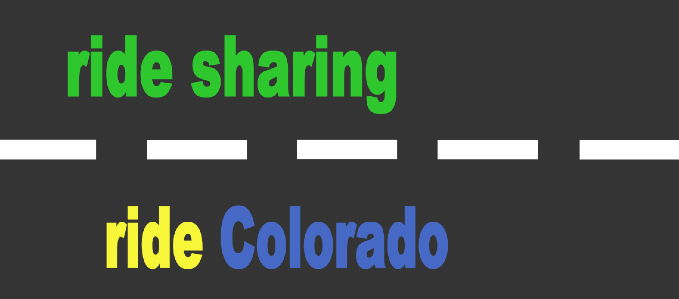 ridesharing rideColorado